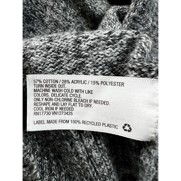 Goodfellow & Co. Men's Size 4 X B Tall Pullover Shawl Sweater Heathered Gray - Picture 11 of 11